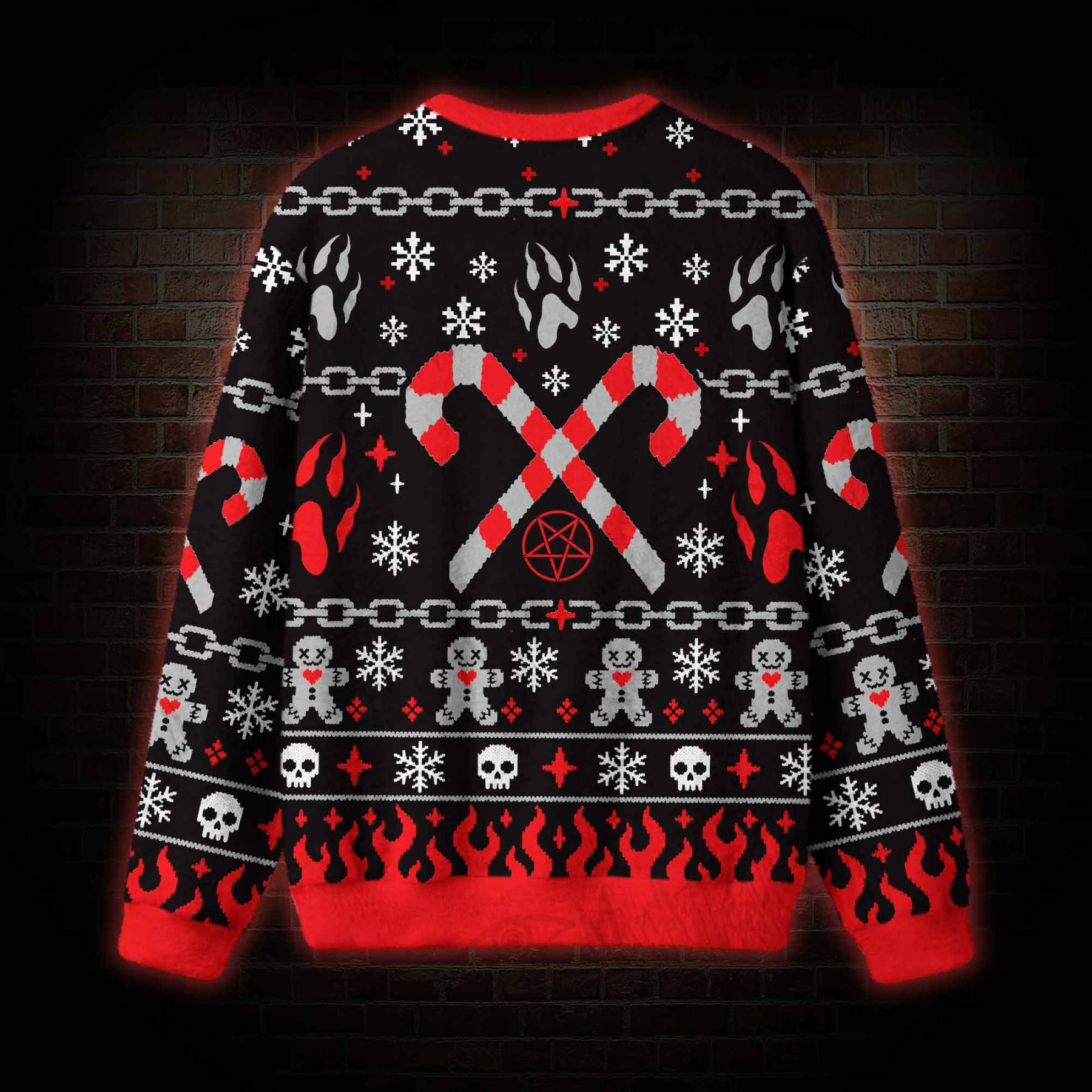 Krampus Claws Ugly Sweatshirts