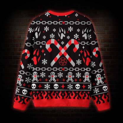 Krampus Claws Ugly Sweatshirts