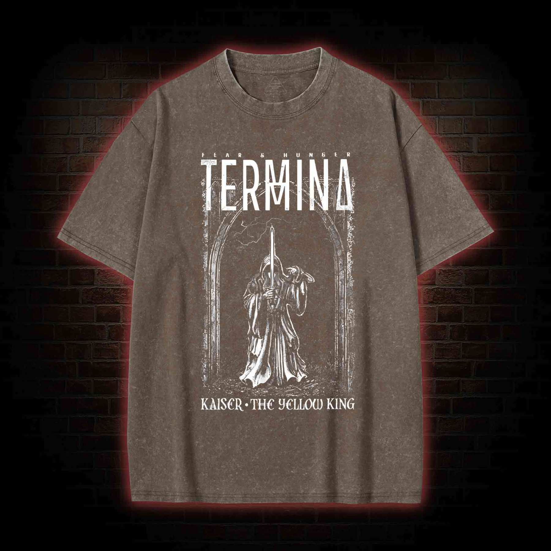 Termina Kaiser The Yellow King Washed T-shirt