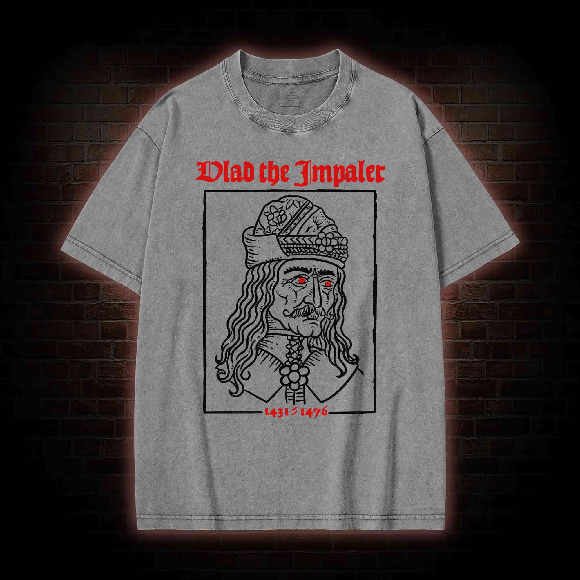 Vlad The Impaler Washed T-shirt