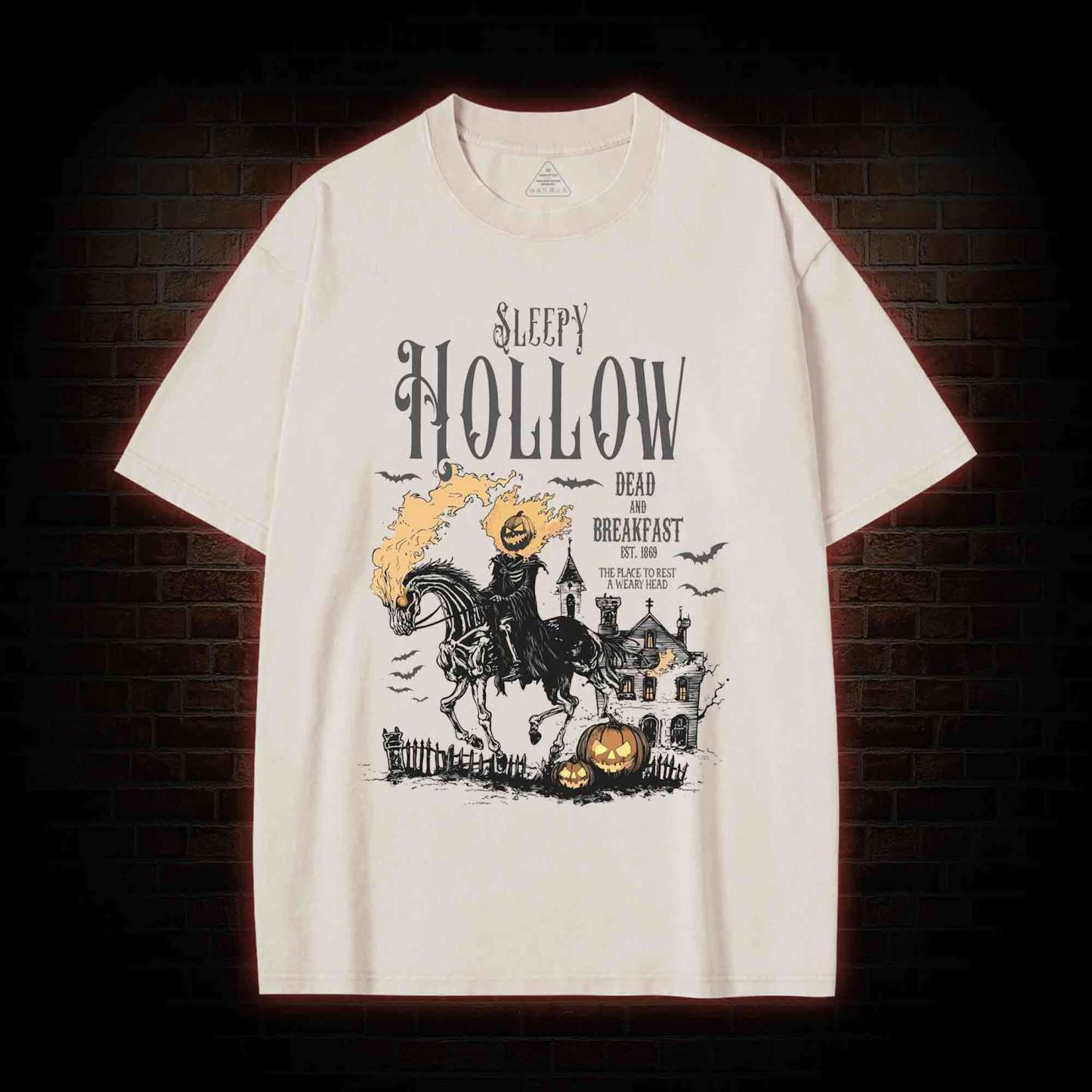 Comfort Colors Sleepy Hollow Halloween Washed T-shirt
