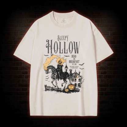 Comfort Colors Sleepy Hollow Halloween Washed T-shirt