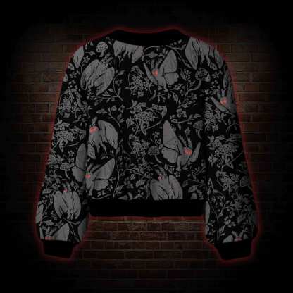 Mothman in the jungle Women's Cardigan Sweater