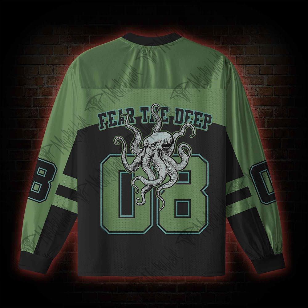 Kraken V-Neck Long Sleeve Jersey