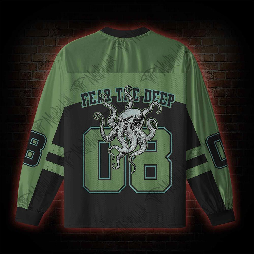 Kraken V-Neck Long Sleeve Jersey