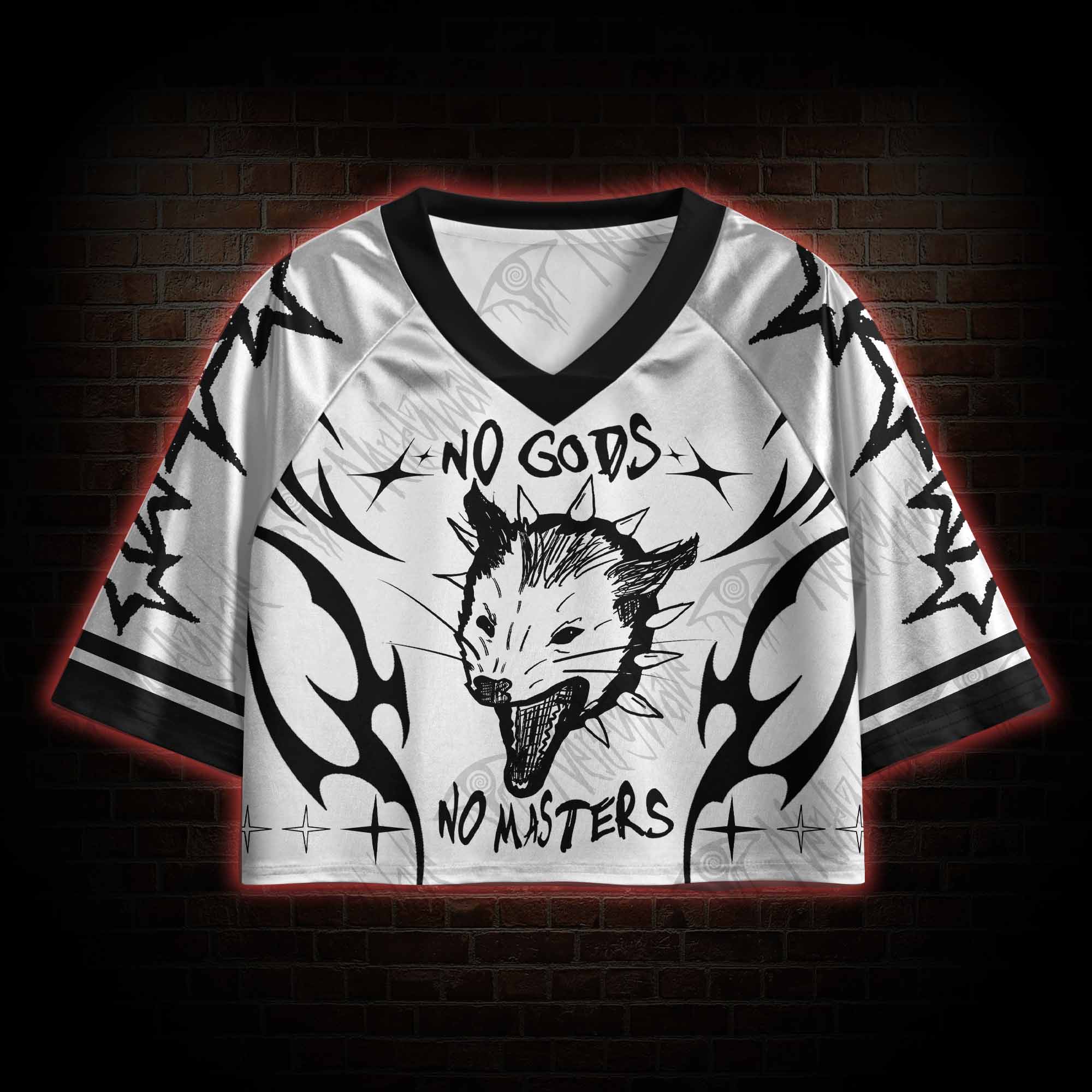 No Gods No Masters Sports Crop Jersey