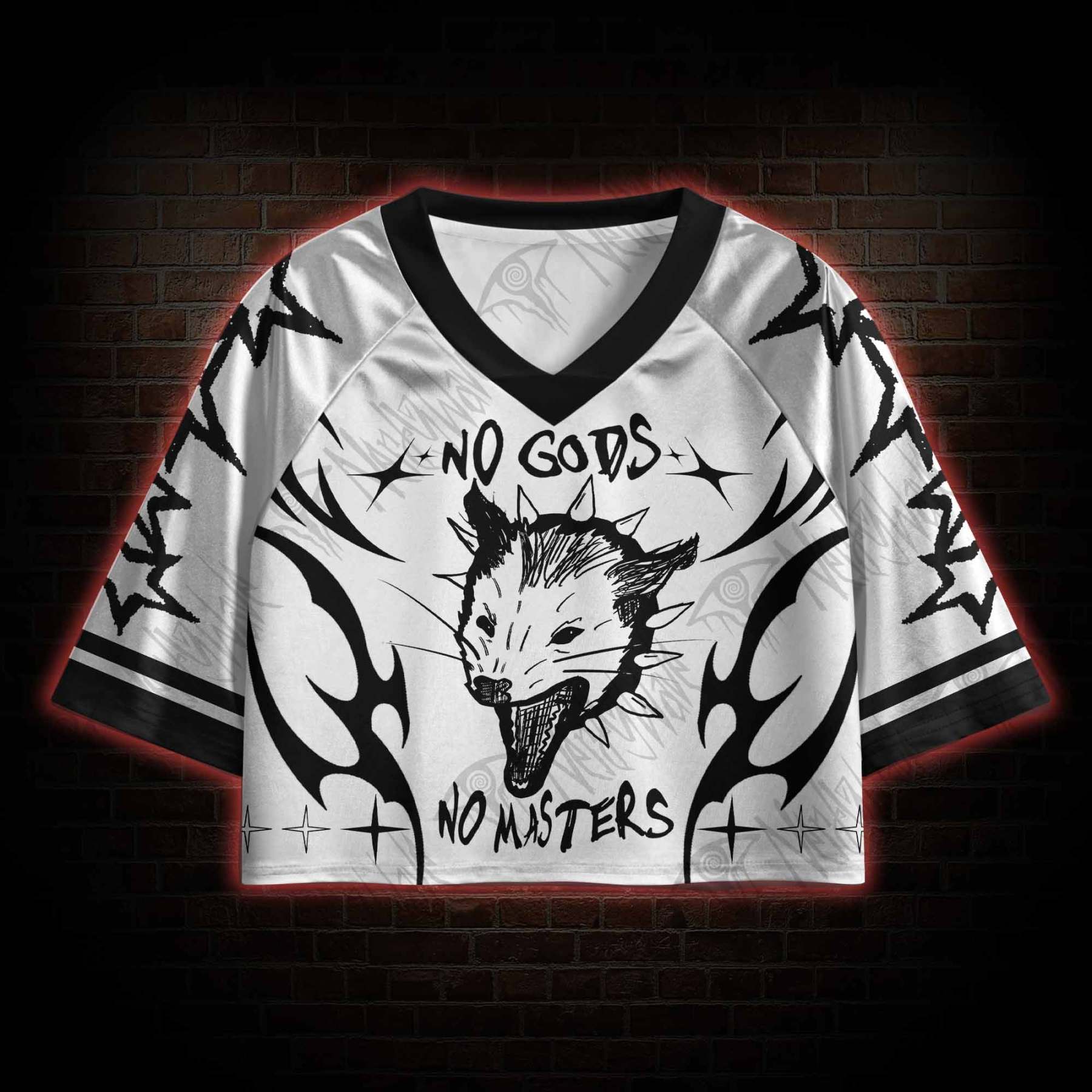 No Gods No Masters Sports Crop Jersey