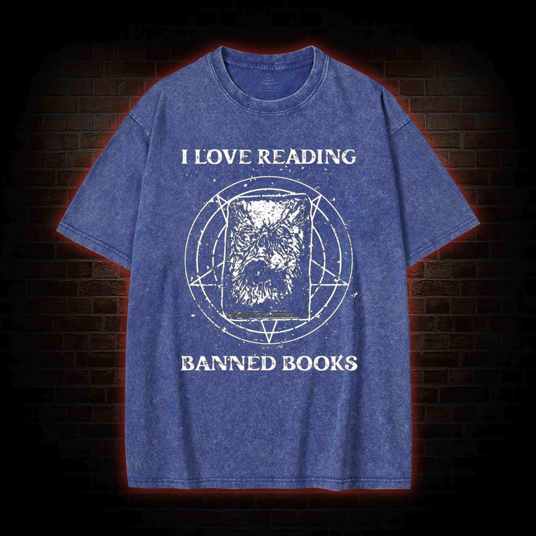 Evil Reader Washed T-shirt