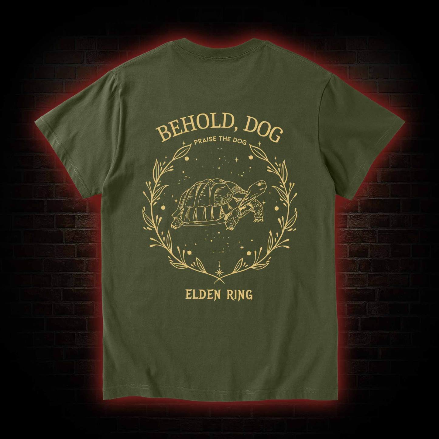 Behold Dog Front Back T-Shirt