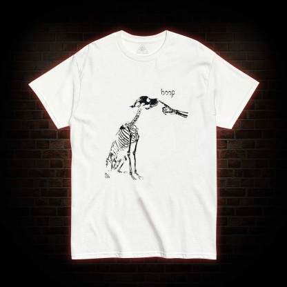 Boop Dog Skeleton Halloween T-shirt