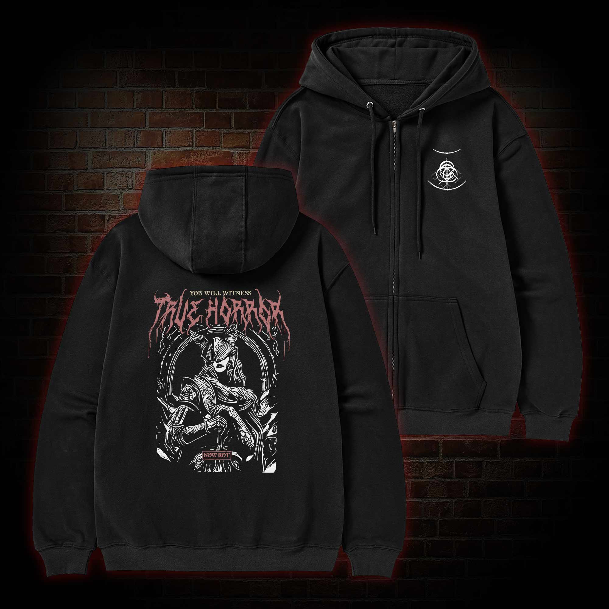 True Horror Zipper Hoodie