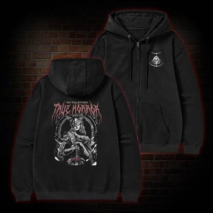 True Horror Zipper Hoodie