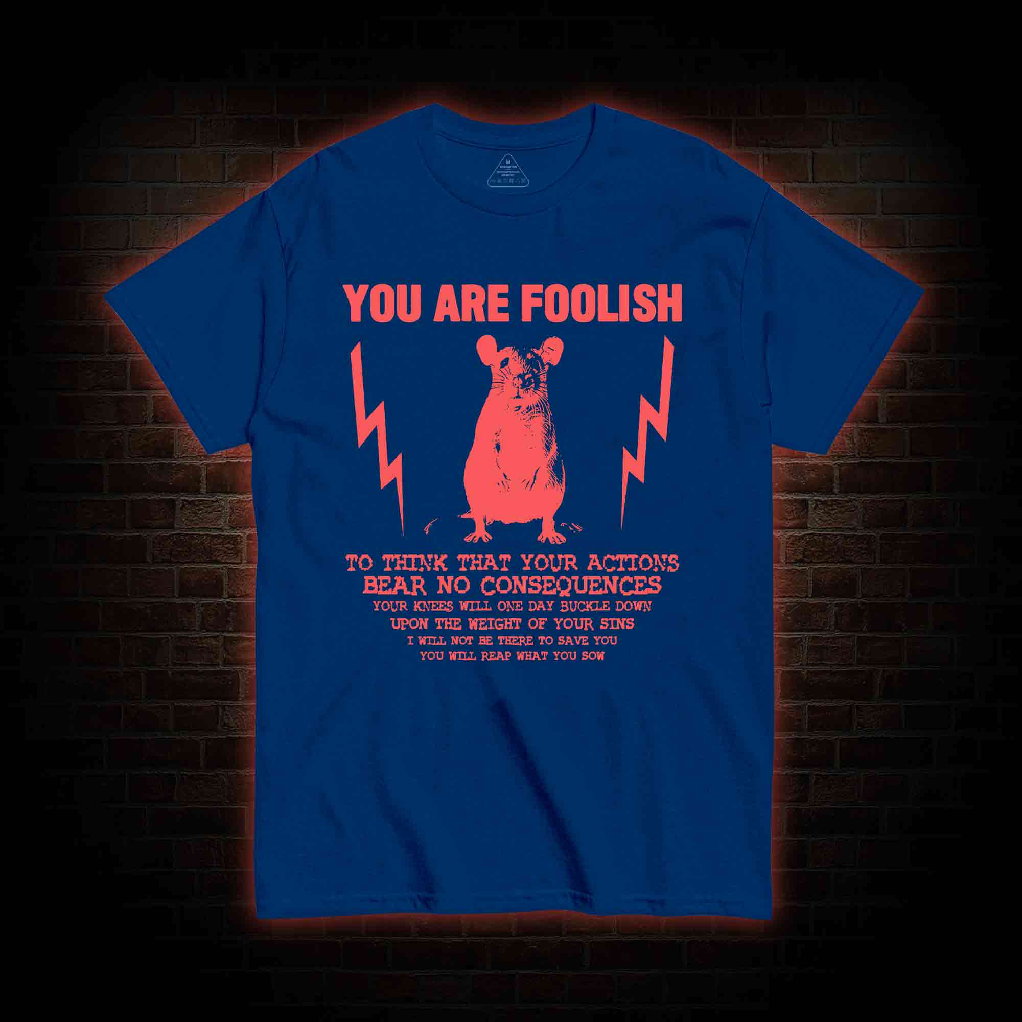 You Are Foolish T-shirt