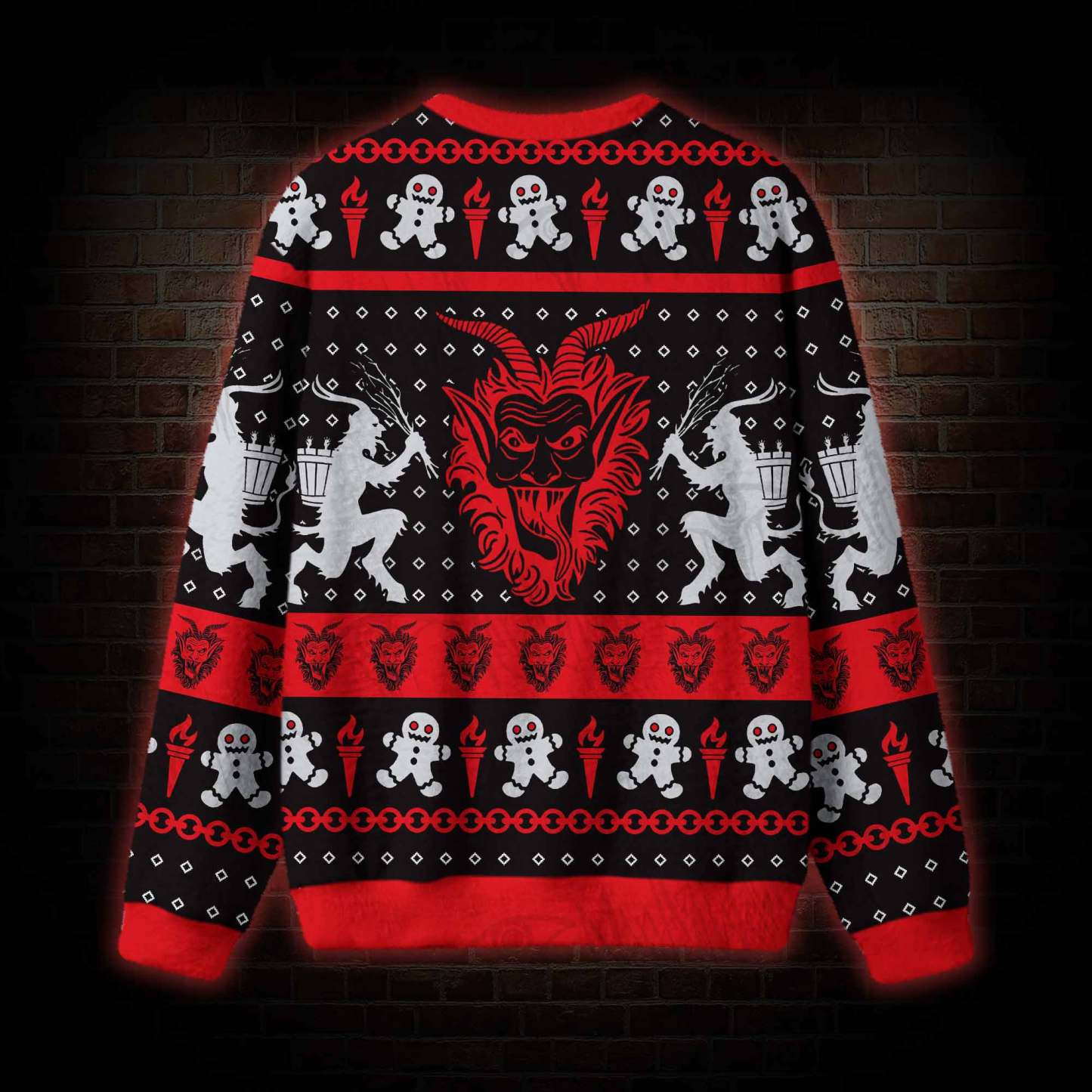 Horror Krampus Ugly Sweatshirts