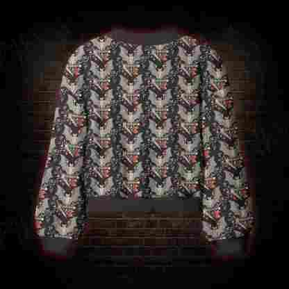 Night Garden Bats Women's Cardigan Sweater