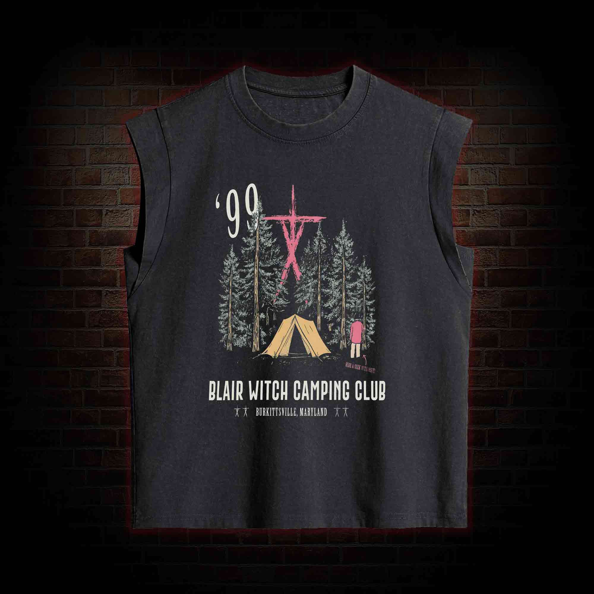 Witch Camping Women's Washed Tank Top
