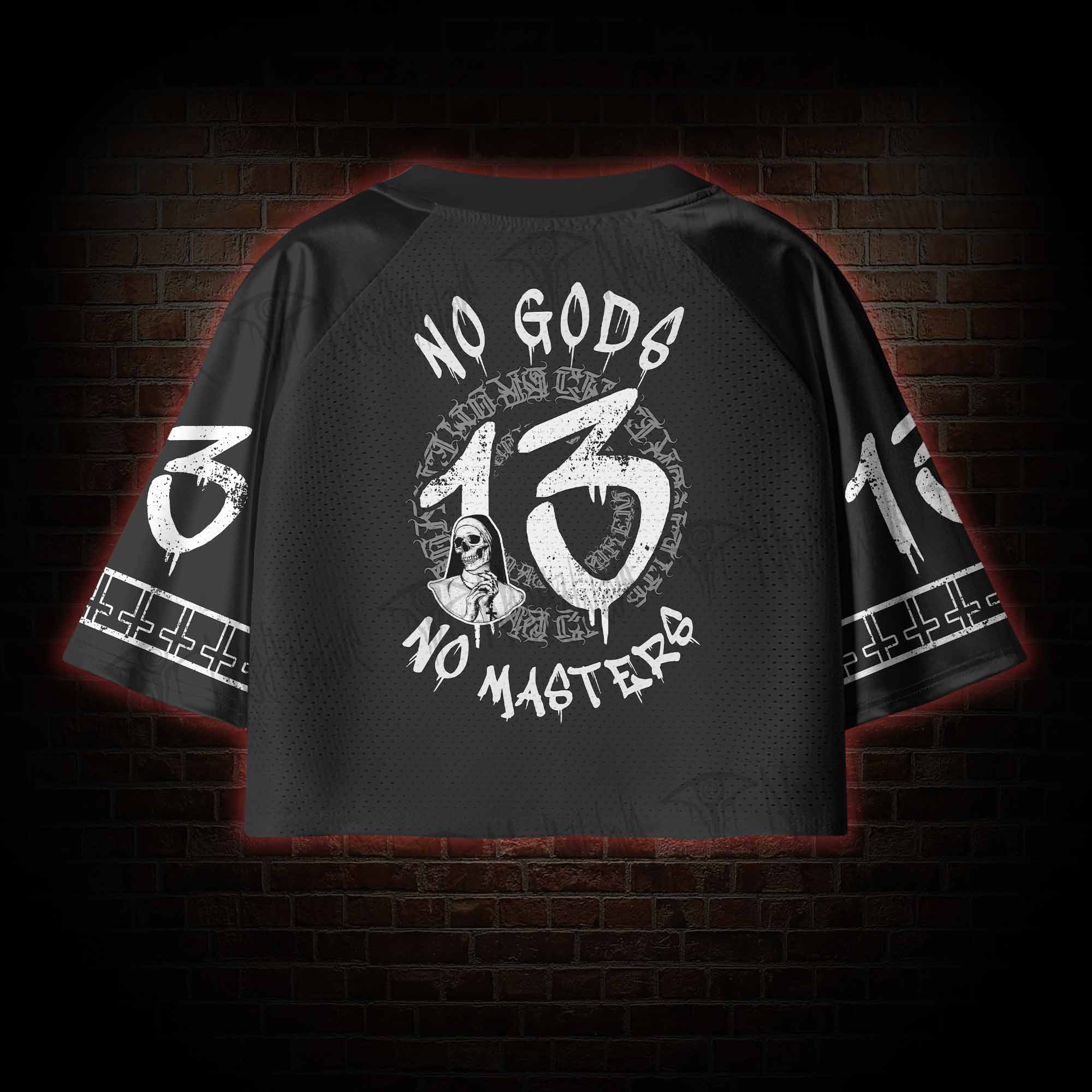 Gods No Masters Power Women's Cropped Mesh Jersey