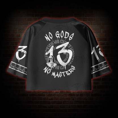 Gods No Masters Power Women's Cropped Mesh Jersey