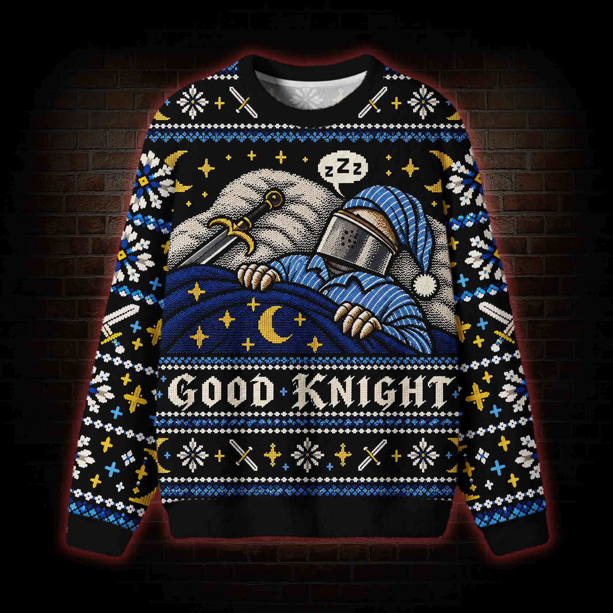 Good Knight Ugly Sweatshirts