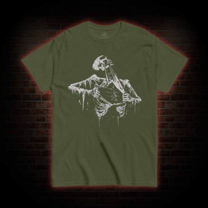 Skeleton Ripping Rib Cage T-shirt 