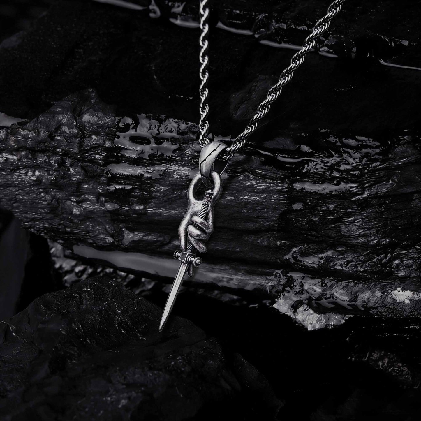 Dagger of Fate Sculptural Necklace
