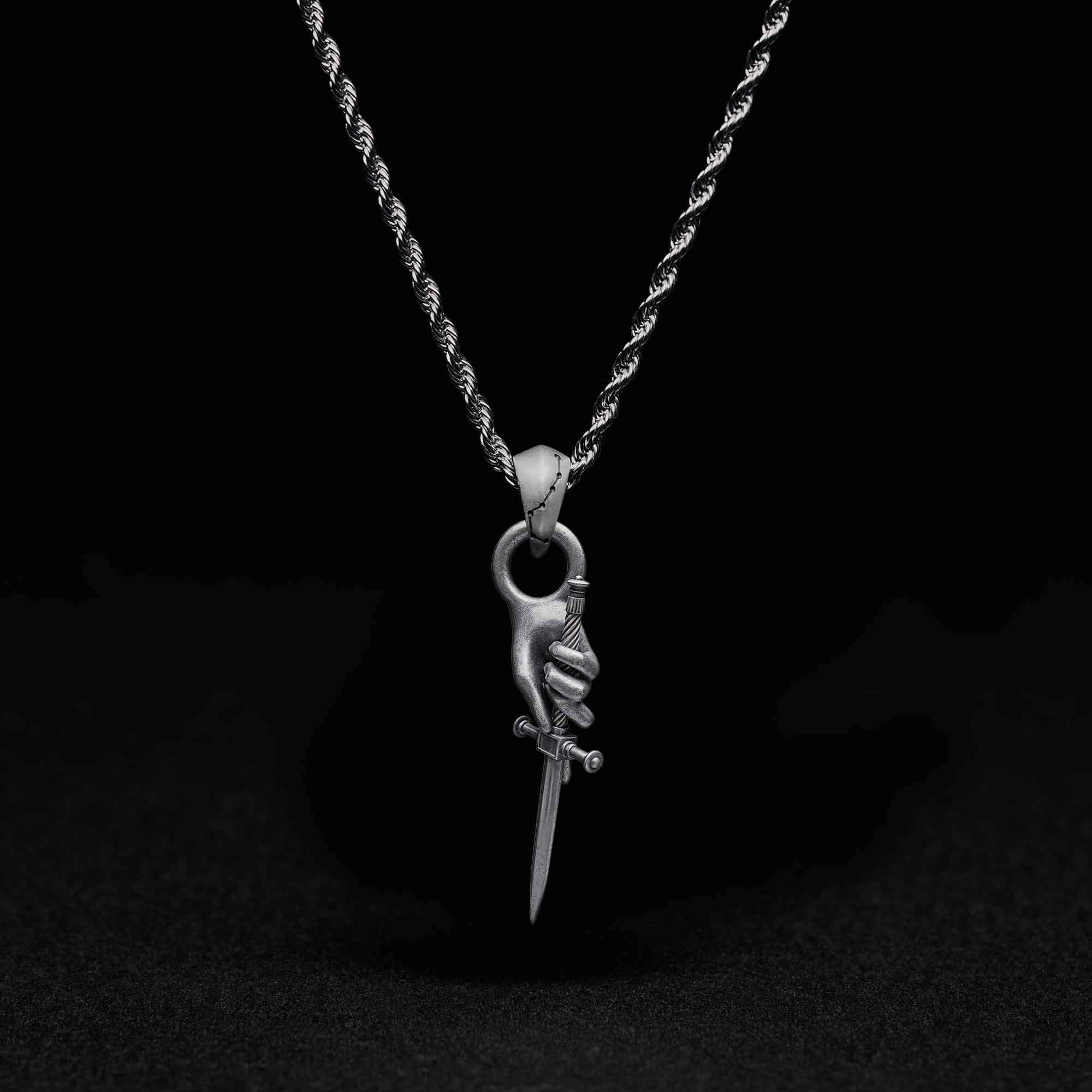 Dagger of Fate Sculptural Necklace