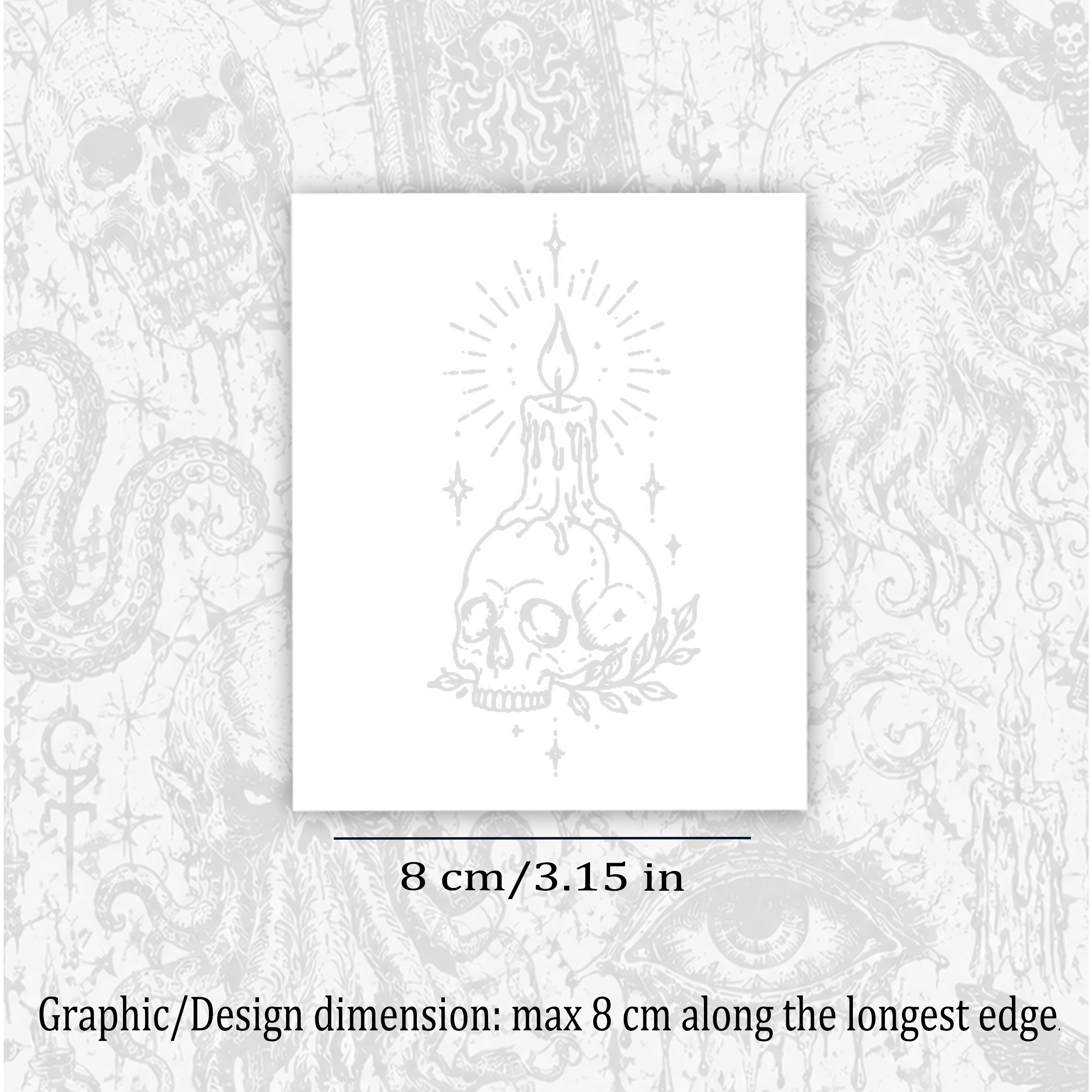 Burning Life Temporary Tattoo