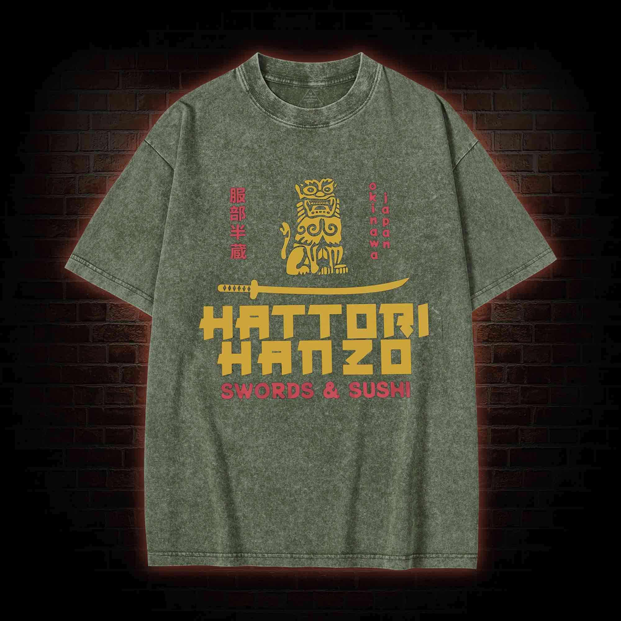 Hattori Hanzo Washed T-shirt