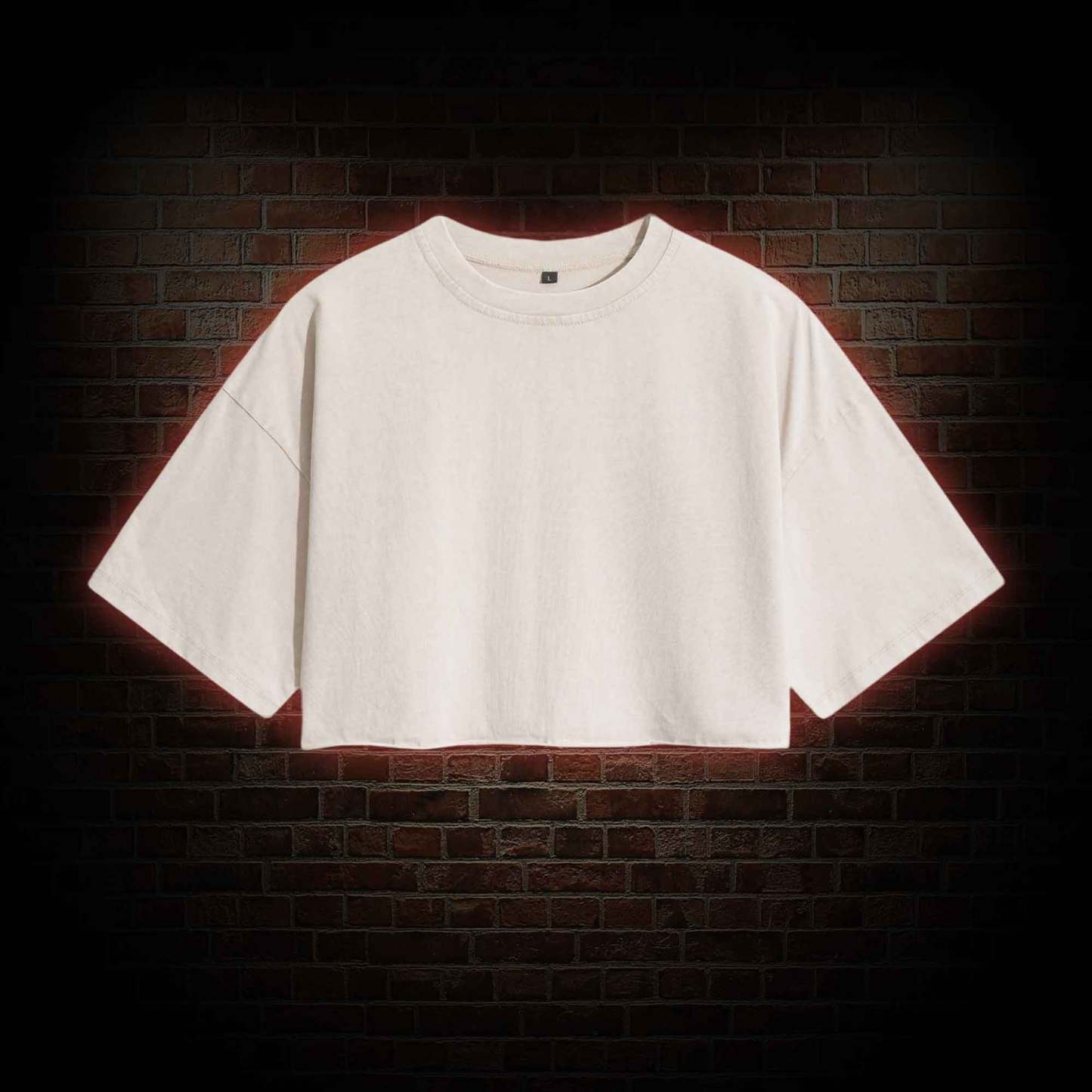 Women's Washed Cropped T-shirts