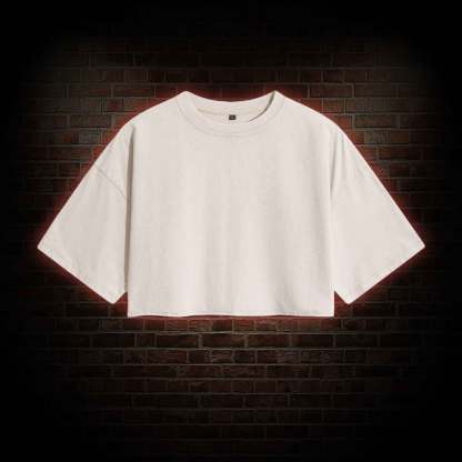 Women's Washed Cropped T-shirts