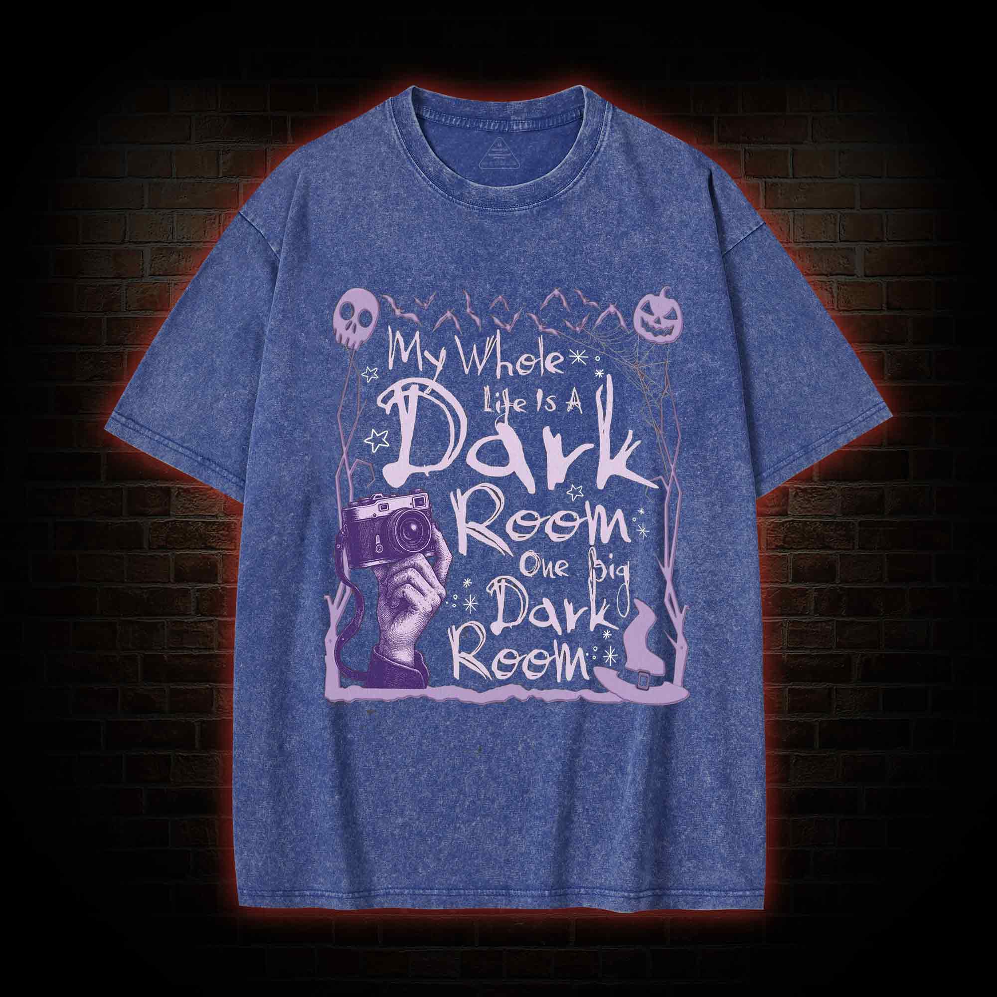 My Whole Life is A Dark Room Washed T-shirt
