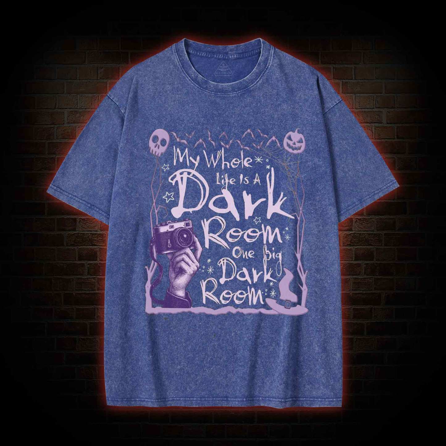 My Whole Life is A Dark Room Washed T-shirt