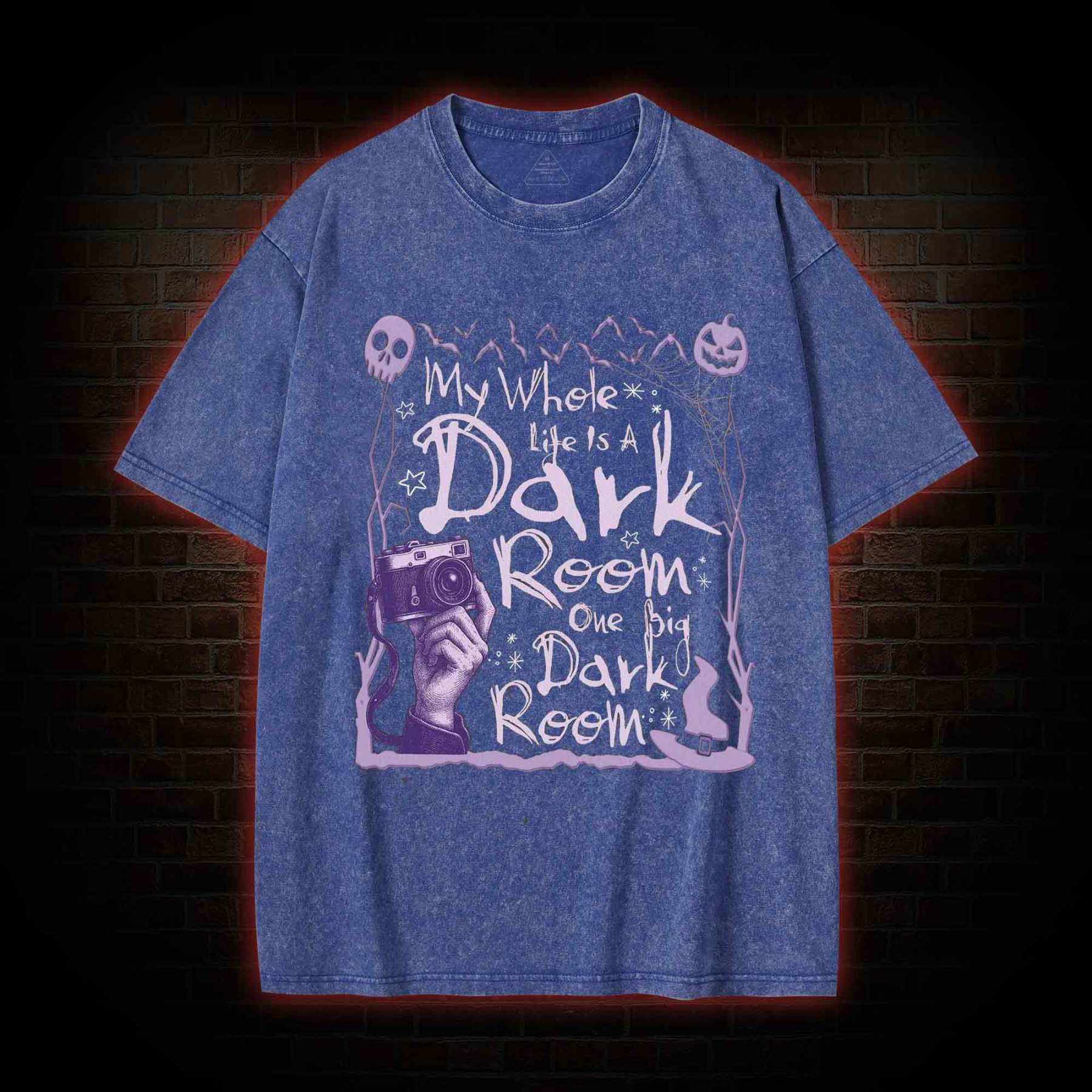 My Whole Life is A Dark Room Washed T-shirt