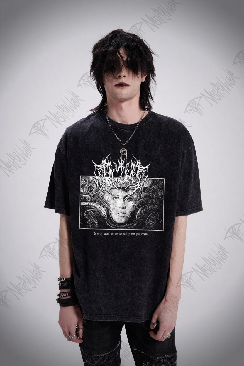 Alien No One Can Hear You Scream Washed T-shirt