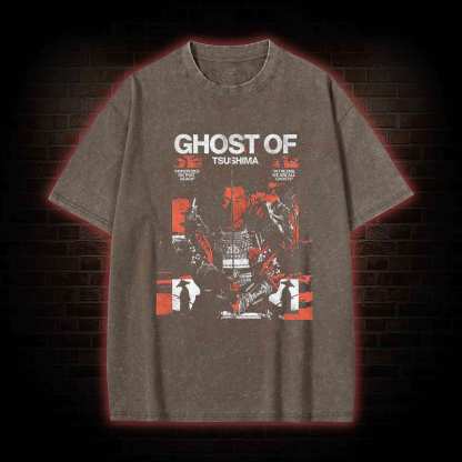 Horror Died on that Beach Washed T-shirt