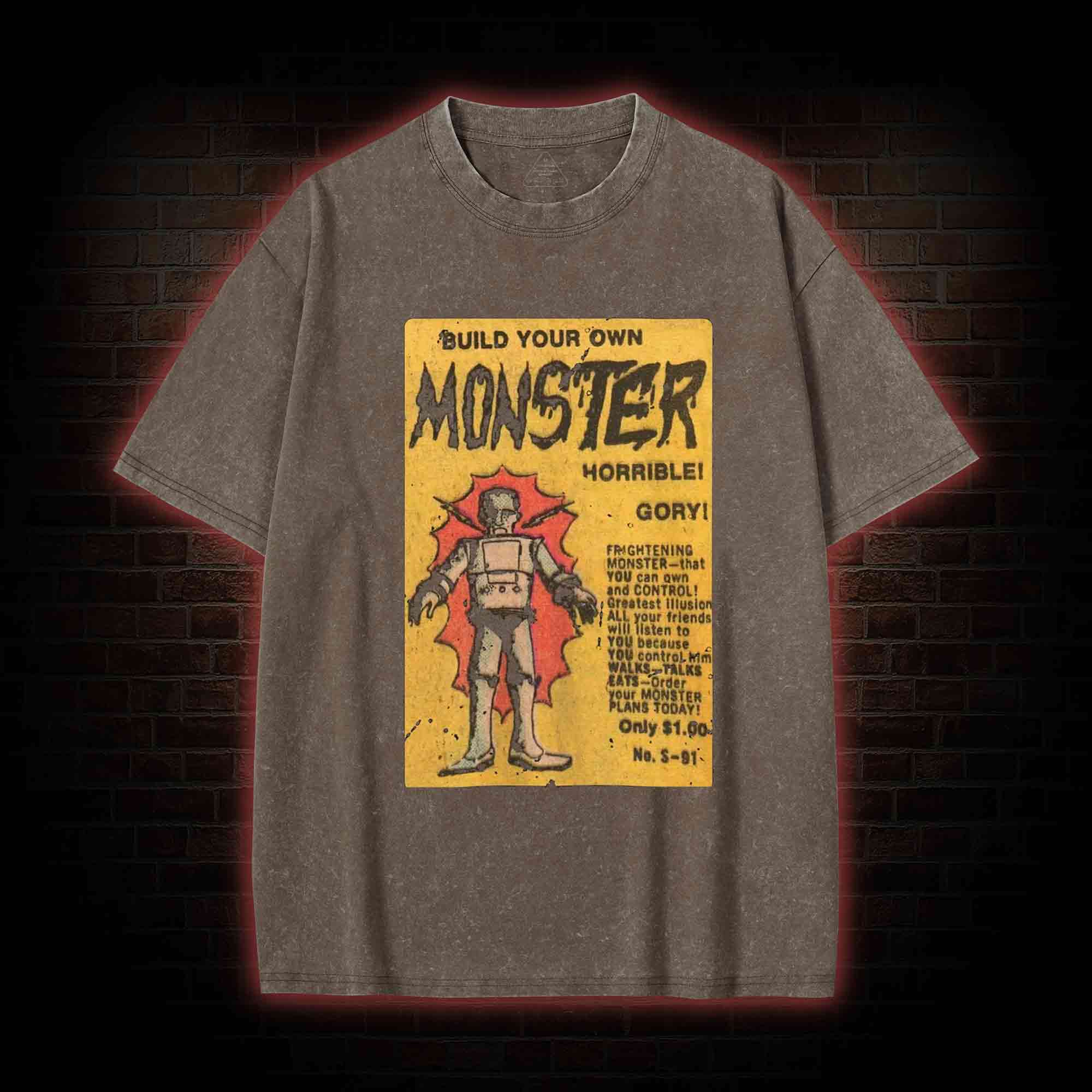 Build Your Own Monster Washed T-shirt