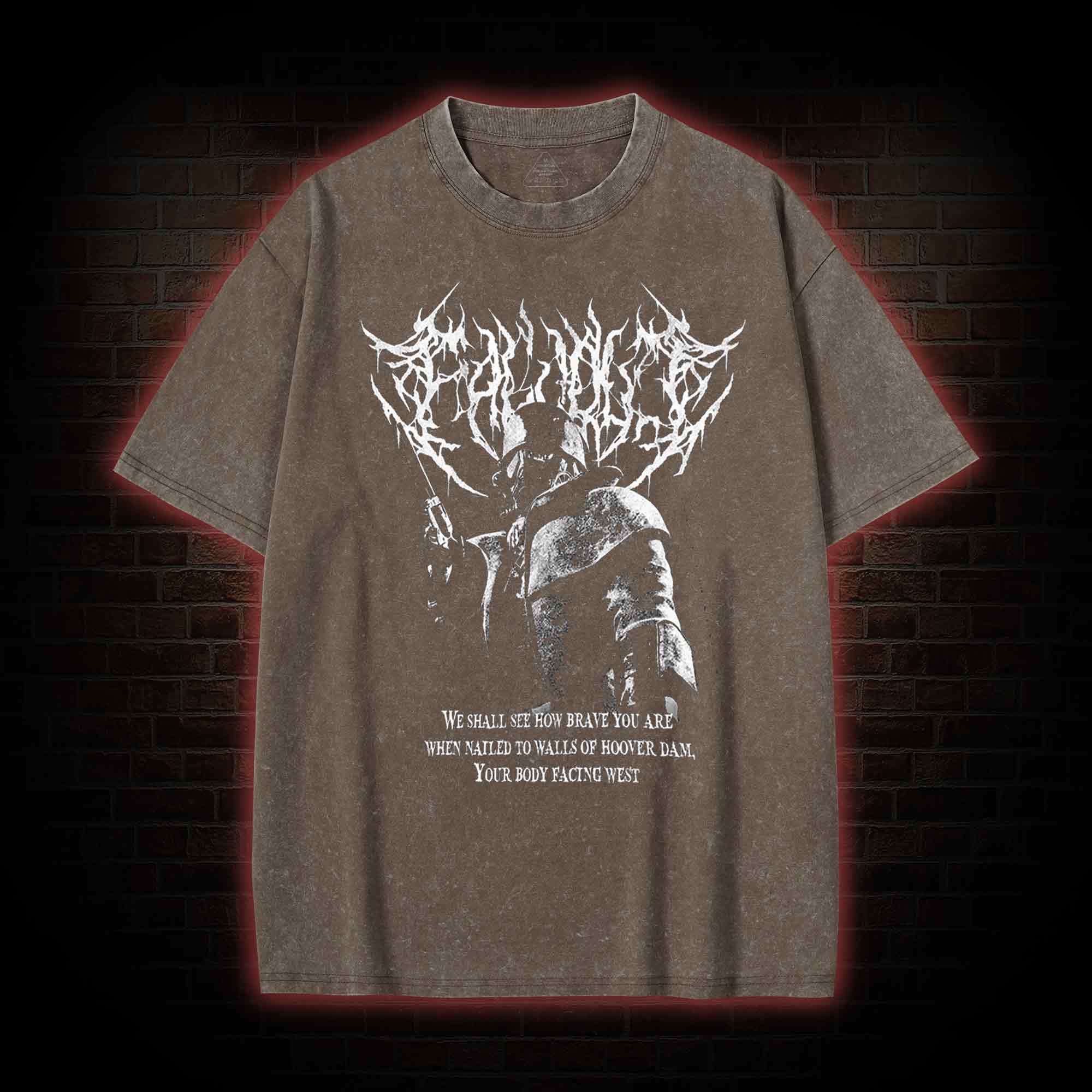 Your Body Facing West Washed T-shirt