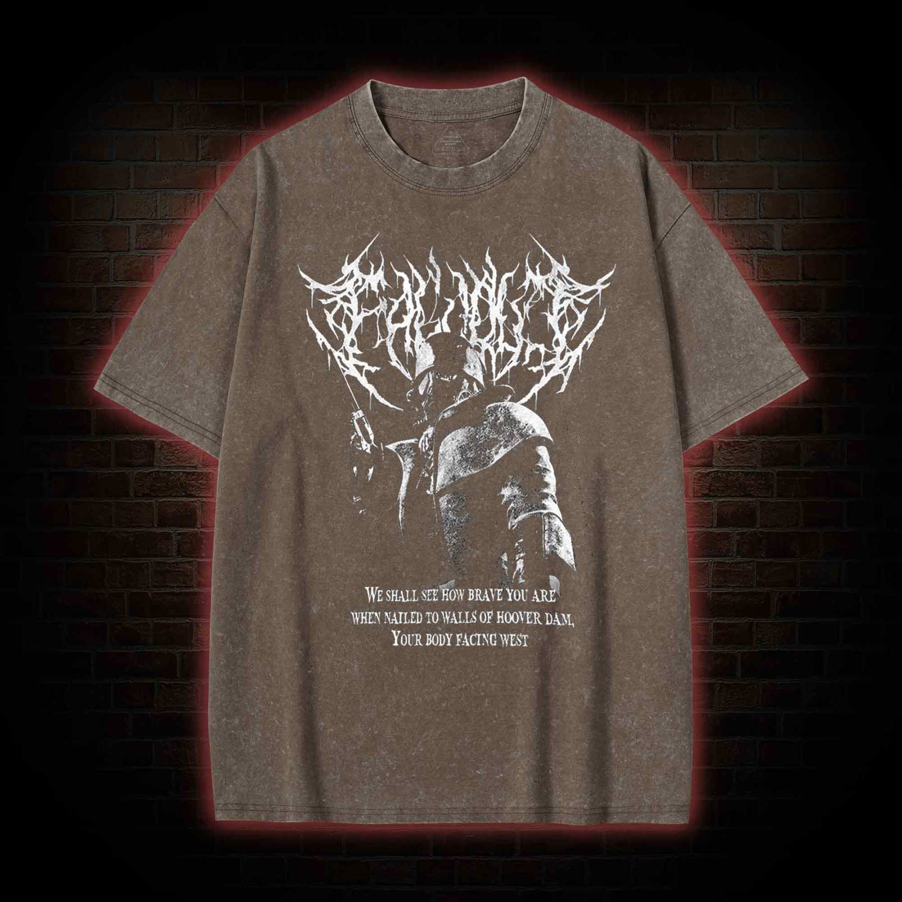 Your Body Facing West Washed T-shirt