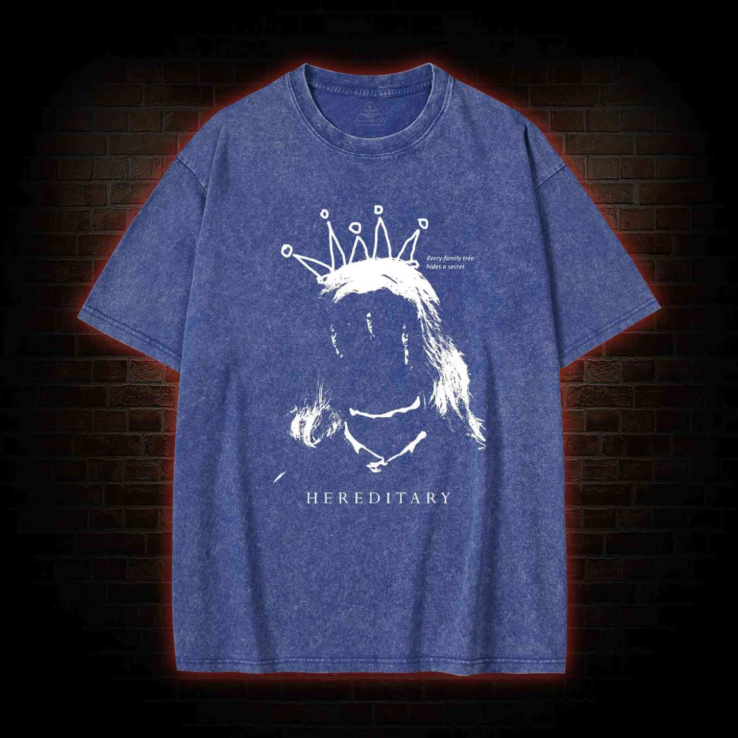 Horror Every Family Tree Hides A Secret Washed T-shirt