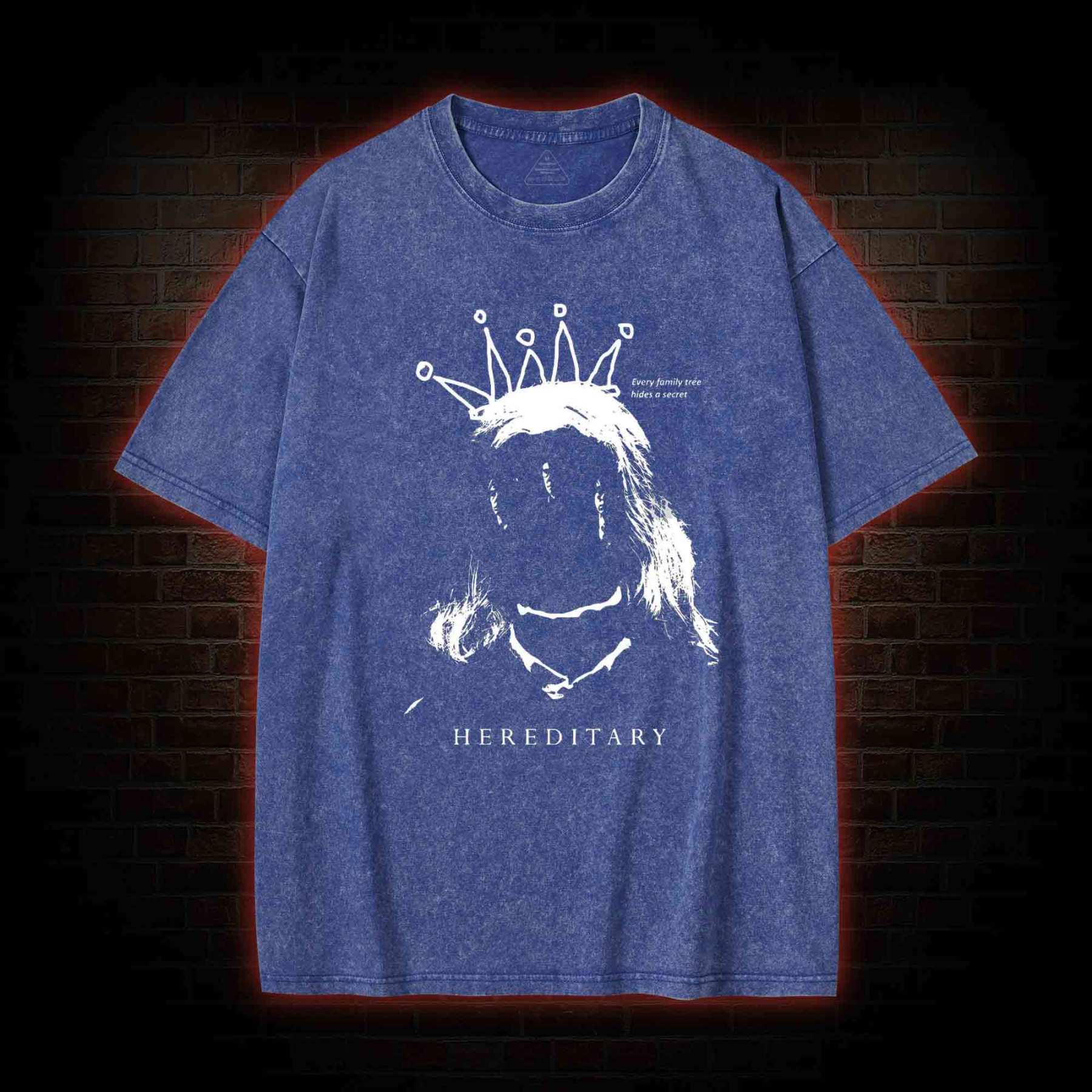 Horror Every Family Tree Hides A Secret Washed T-shirt