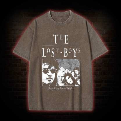 Sleep All Day Party All Night Washed T-shirt