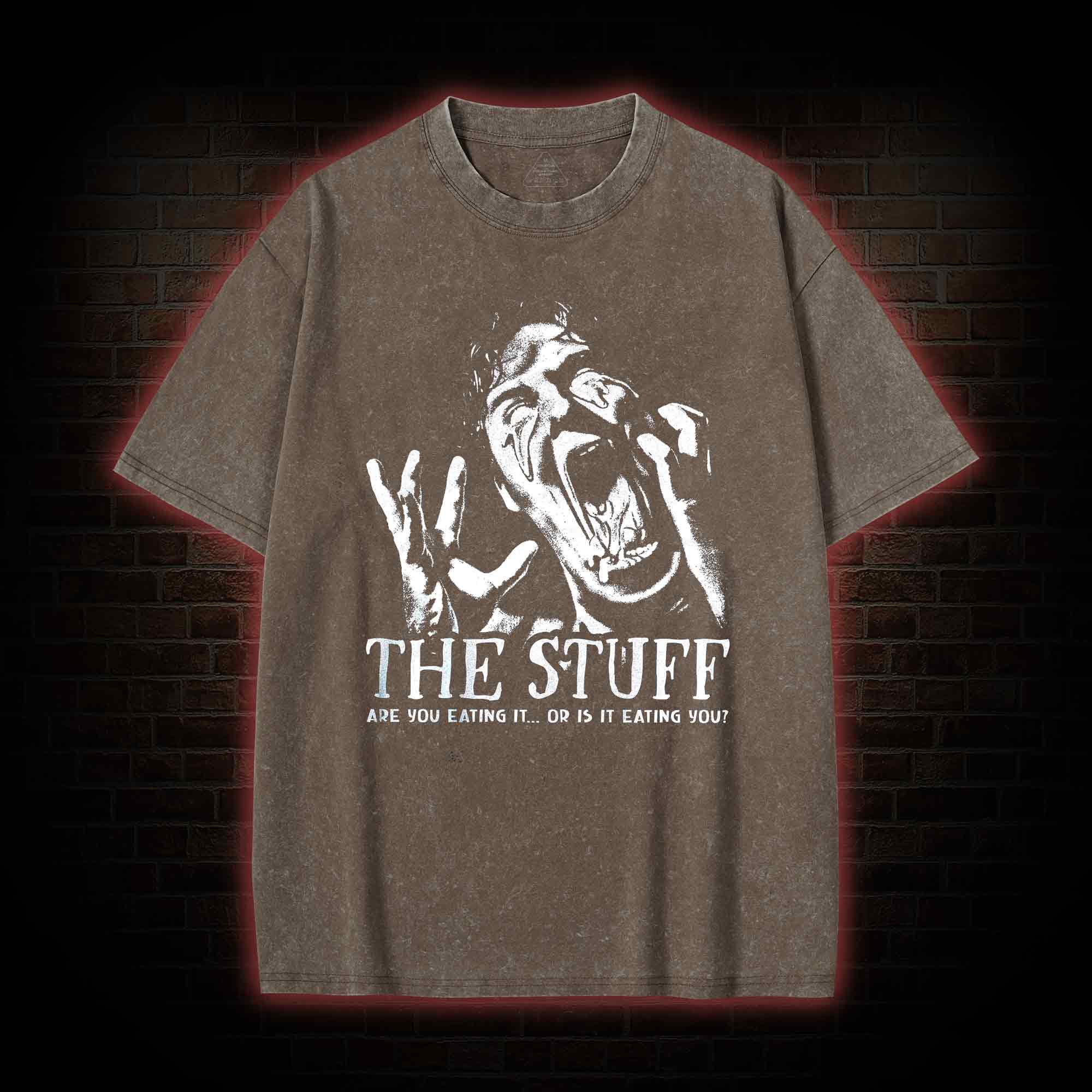 Are You Eating it or is it Eating You Washed T-shirt