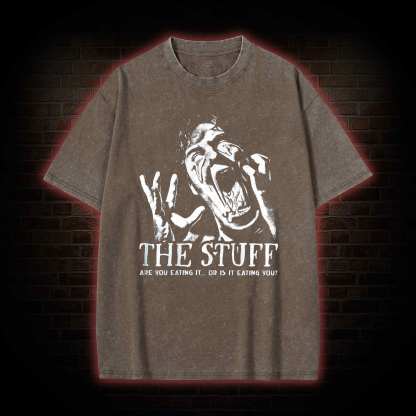 Are You Eating it or is it Eating You Washed T-shirt