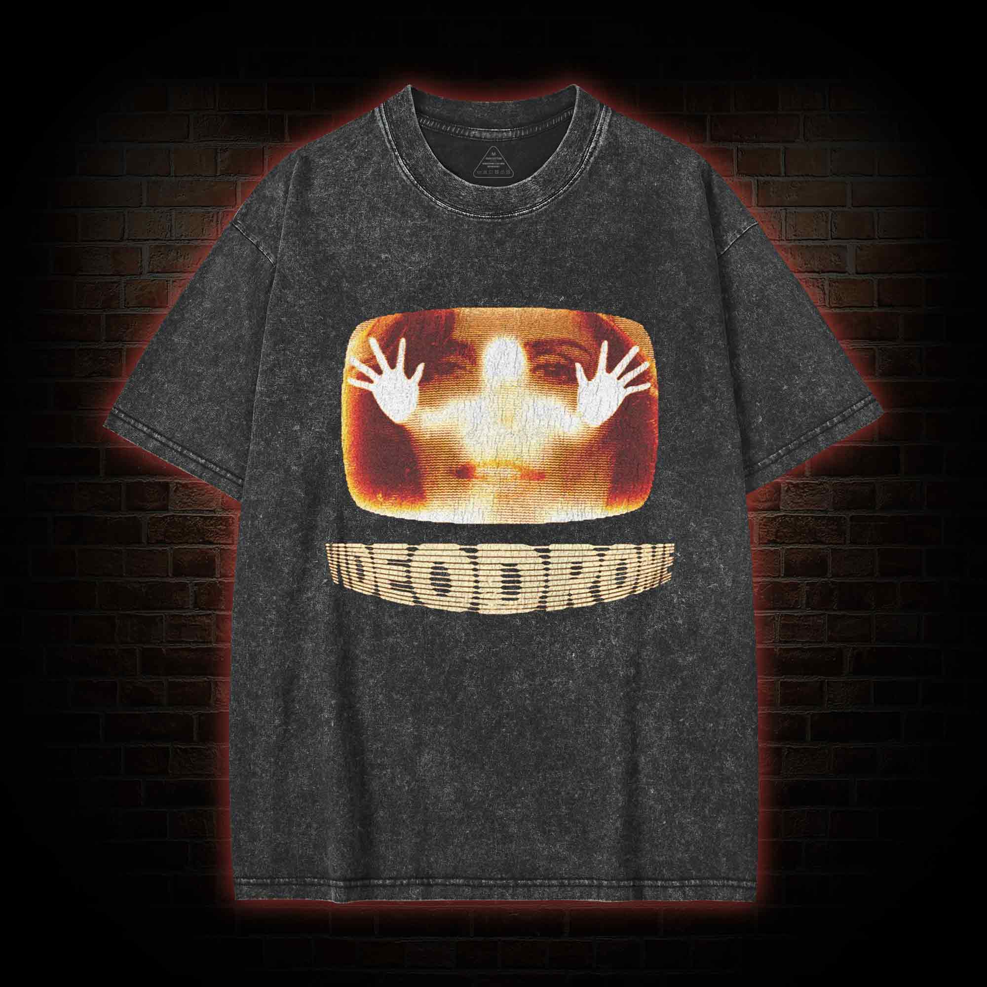 Careful... It Bites Washed T-shirt