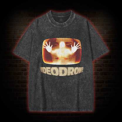 Careful... It Bites Washed T-shirt