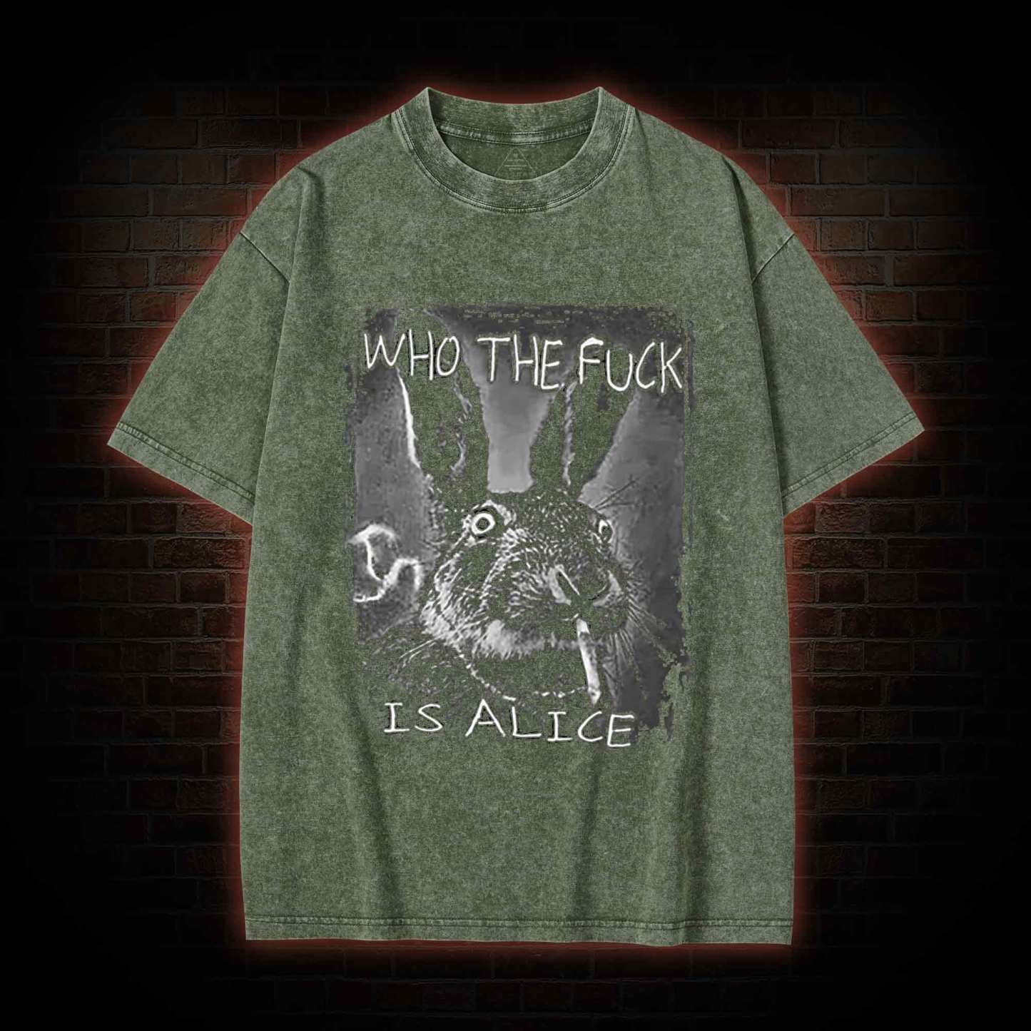 Who the Fxxk is Alice Washed T-shirt