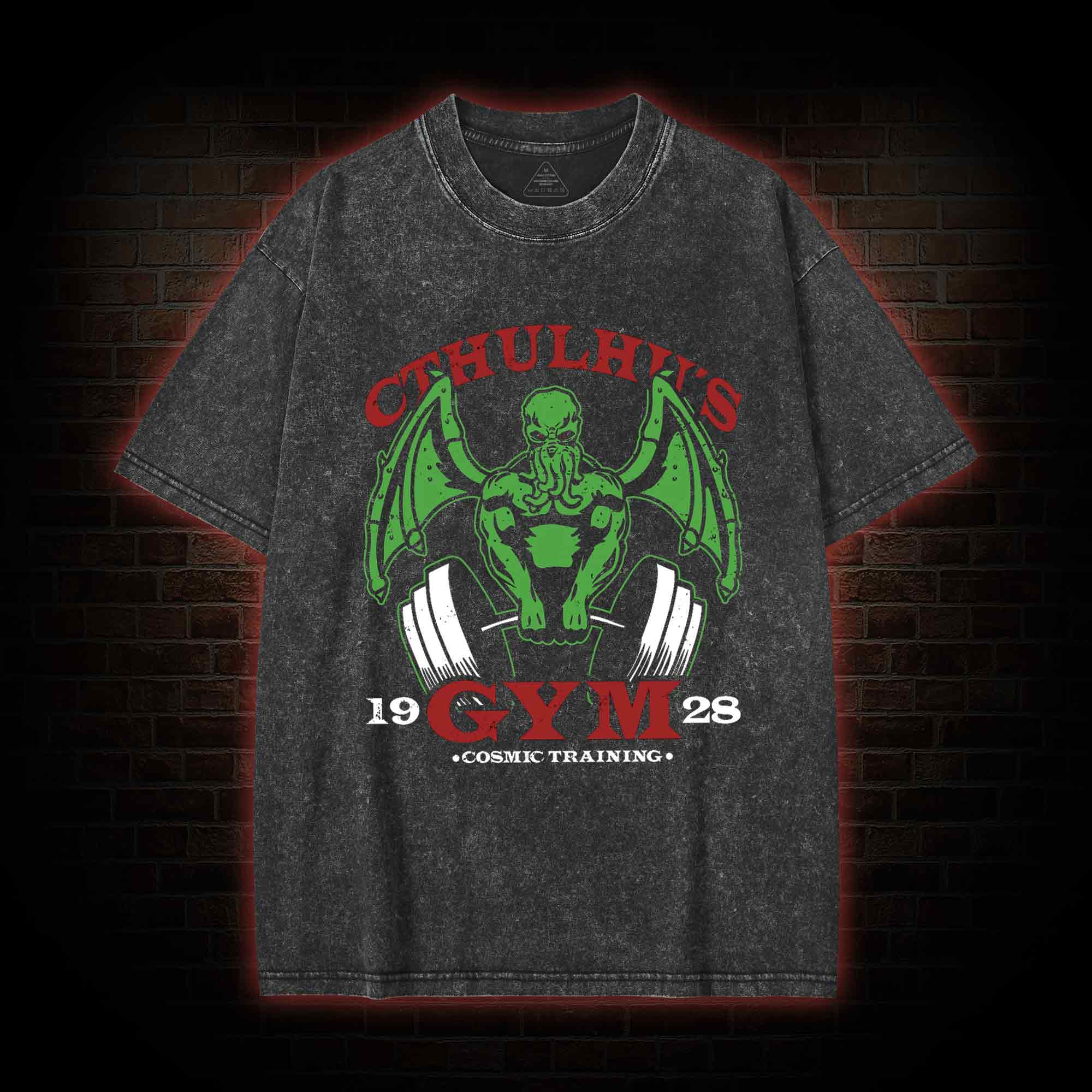 Cthulhu's Gym Washed T-shirt