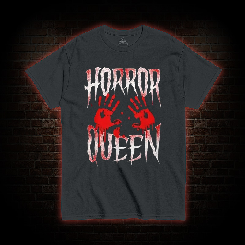 Horror Movie Blood Hand Queen Scary T-Shirt