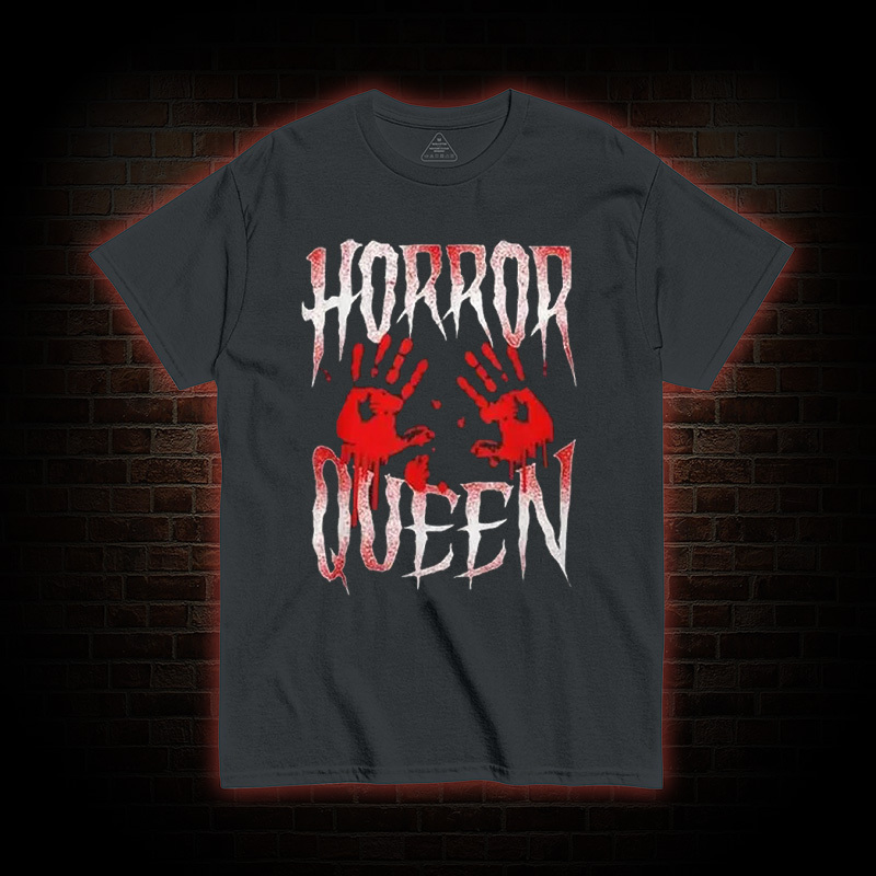 Horror Movie Blood Hand Queen Scary T-Shirt