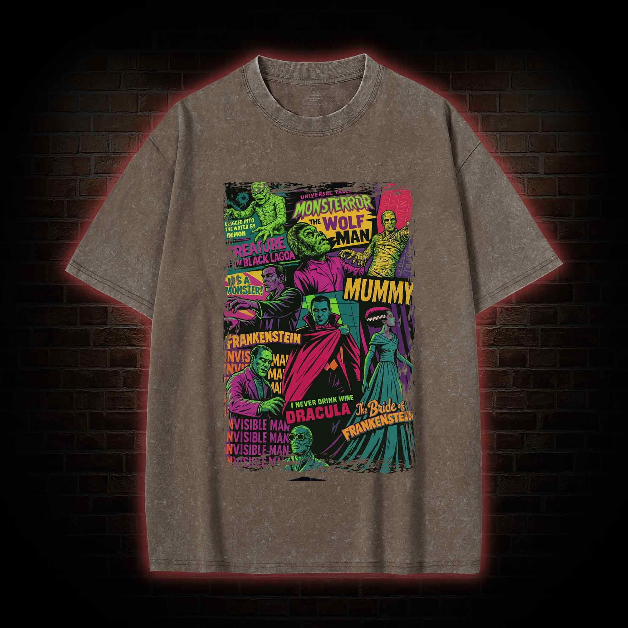 Monsters Washed T-shirt